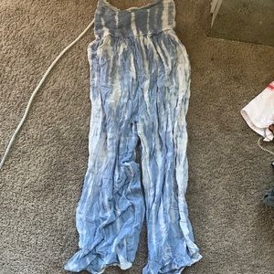 Light blue sleeveless  Romper